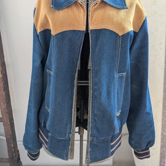 Vintage denim corduroy jacket - Picture 2 of 5